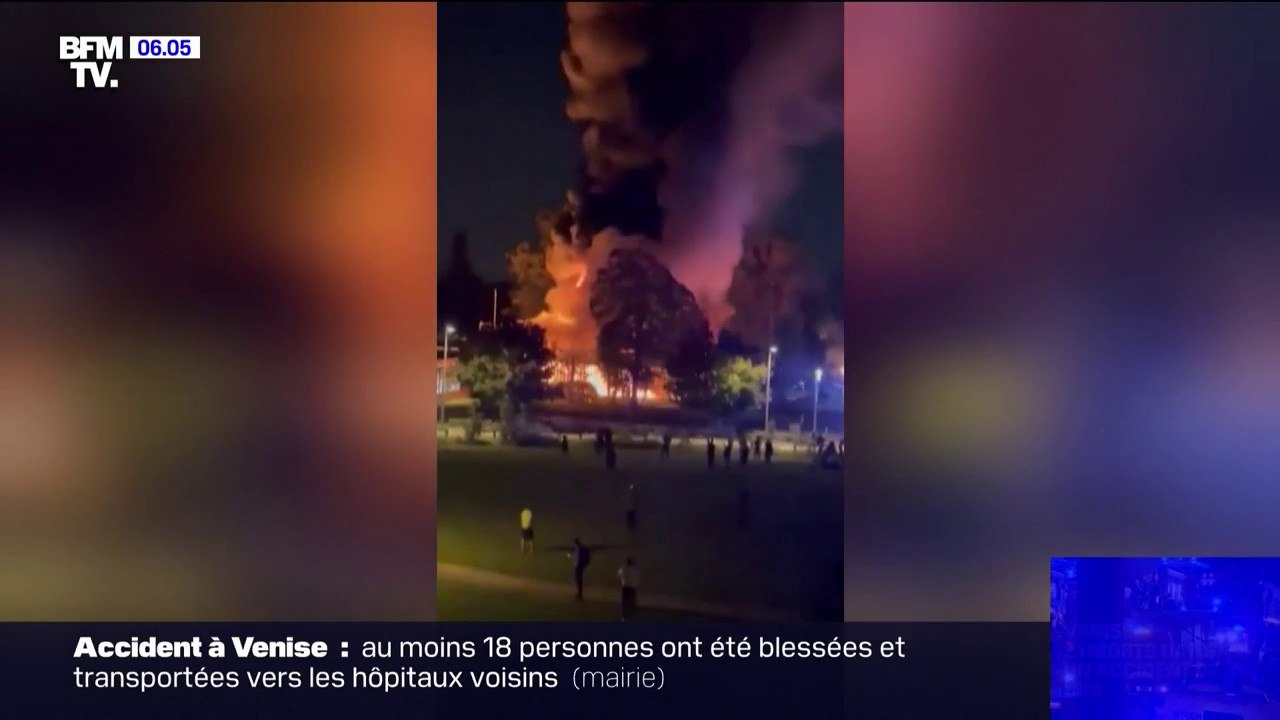 Yvelines: un campus de HEC ravagé par un incend...