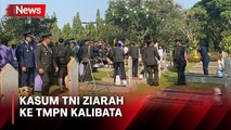 Momen Letjen TNI Bambang Ismawan Ziarah ke TMPN Kalibata