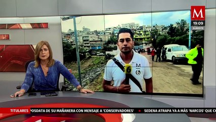 Dos trabajadores muertos tras derrumbe en presa "El Sordo" en Naucalpan