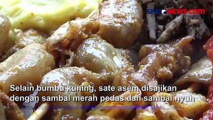 Nikmatnya Sate Asem Bumbu Kuning Khas Karangasem, Bali