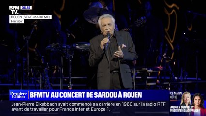 Rouen: Michel Sardou fait son retour sur scène