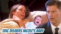 Nicole's life is threatened. Eric suddenly delivered Nicole's baby. - Days of ou