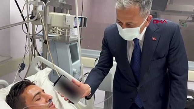 Cumhurbaşkanı Erdoğan, İçişleri Bakanlığı'na terör saldırısı girişiminde yaralanan polis memuru ile telefonda görüştü