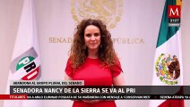 Nancy de la Sierra anuncia su incorporación al Grupo Parlamentario del PRI en el Senado