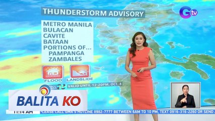 Ilang bahagi ng extreme Northern Luzon, nakararamdam pa rin ng masungit na panahon dahil sa Bagyong #JennyPH - Weather update today (October 4, 2023) | BK