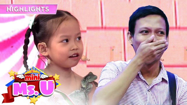 Mini Miss U Eury reveals a funny secret about her parents | Mini Miss U