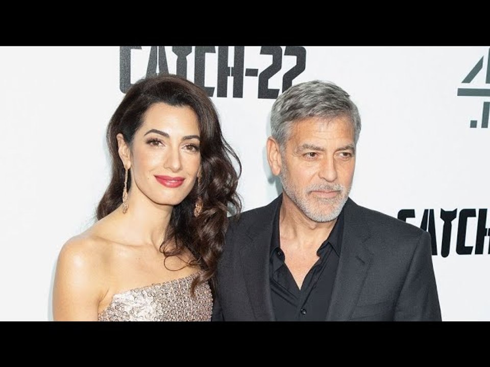 George Clooney et sa femme Amal Alamuddin, Salm...