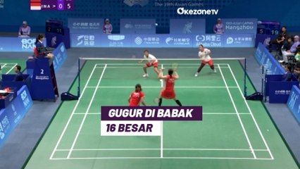 Highlight Asian Games 2023:  Febriana Dwipuji/Amalia Cahaya Dikandaskan Ganda Putri Peringkat Satu Dunia