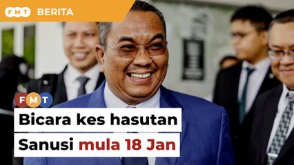 Bicara kes hasutan Sanusi mula 18 Jan