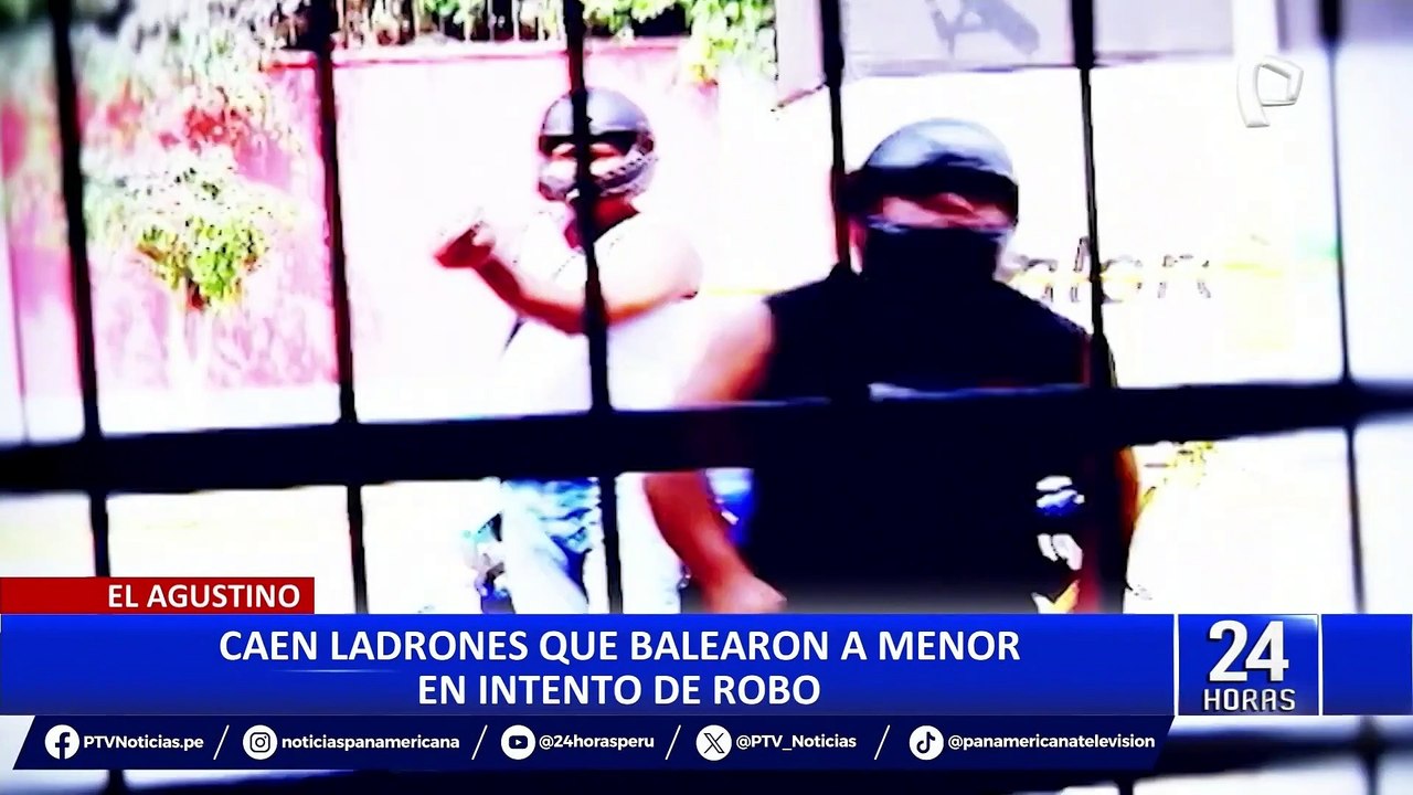 El Agustino: capturan a delincuentes que dispararon a menor durante intento de robo