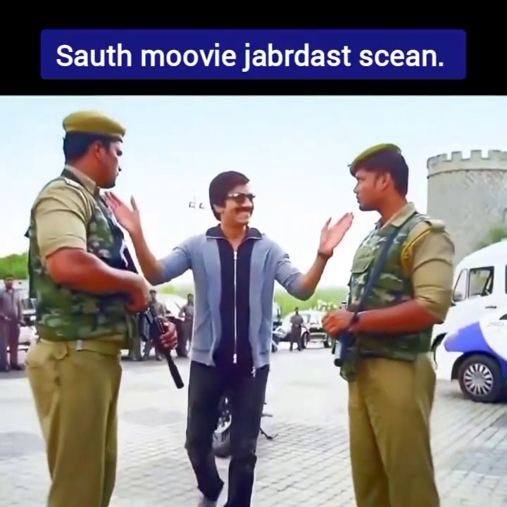 Sauth moovie, sauth superstar, raviteja moovie clip, sauth moovie seen.