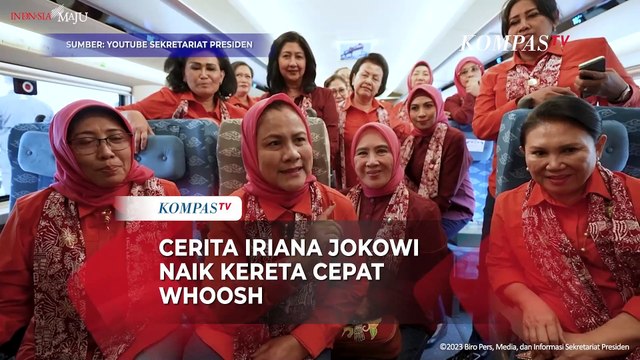 Cerita Iriana Jokowi Naik Kereta Cepat Whoosh Jakarta-Bandung
