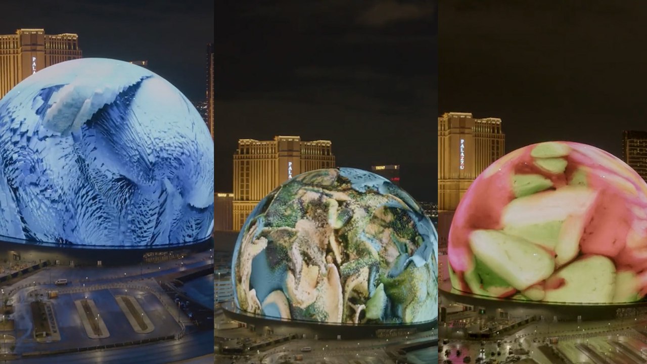 111 metre yüksekliğiyle dünyanın en büyük LED ekranı The Sphere'de eseri sergilenen ilk sanatçı: Refik Anadol