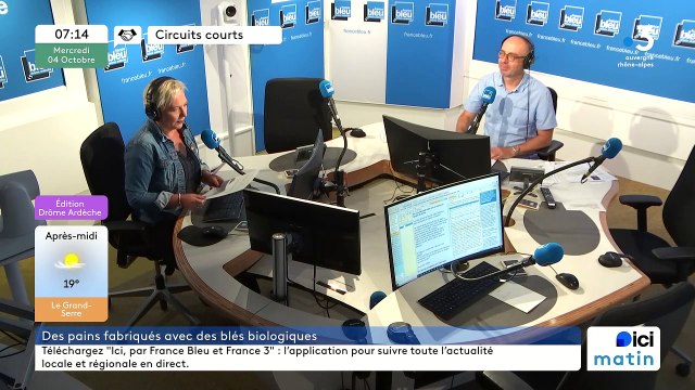 A Espenel, Le pain des Amis de Philippe Lecoq, paysan boulanger Bio