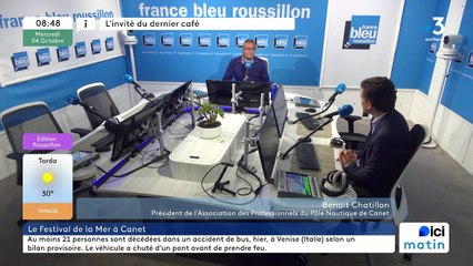 Benoit Chatillon, le Festival de la Mer à Canet