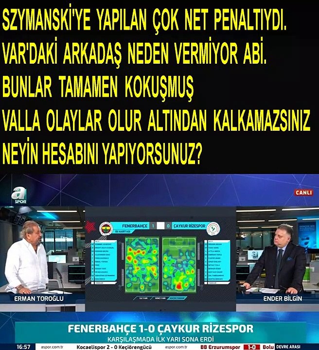 7. hafta - Fenerbahçe - Ç.Rizespor maçındaki hakem hataları