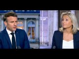 Anne-Sophie Lapix saluée par les internautes pour son interview cash d’Emmanuel Macron