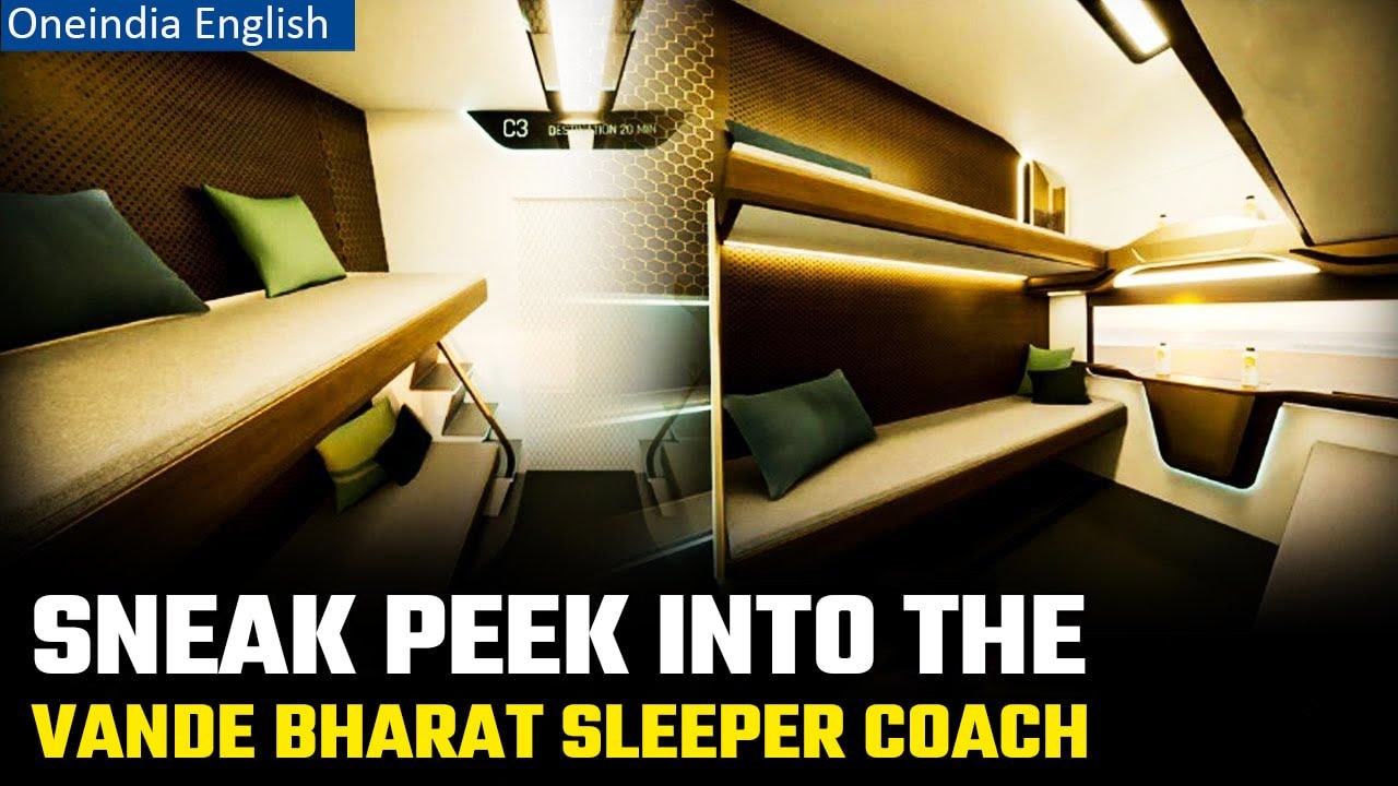Vande Bharat Sleeper Coach: Ashwini Vaishnaw shares new pictures, roll out in 2024 | Oneindia News