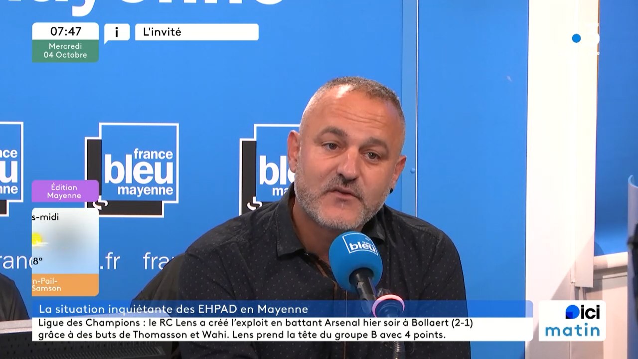 Aurélien Balzeau, directeur de l'Ehpad Saint-Gabriel de Saint-Aignan-sur-Roë et de l'Ehpad Saint-Fraimbault de Lassay-les-Châteaux