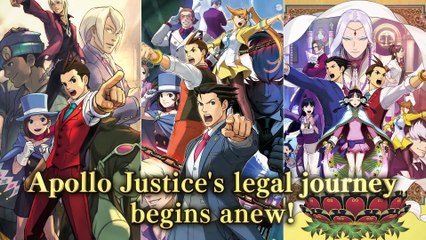 Apollo Justice Ace Attorney Trilogy - Release Date Trailer