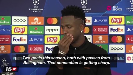 Vinicius pleased with his work in getting Bellingham to Madrid