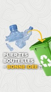 Écraser ou Non Écraser : Démystifions le Recyclage des Bouteilles en Plastique !