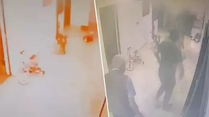 İstanbul’da akılalmaz olay kamerada: İlaçlanan ev patladı, yaşlı çift dehşeti yaşadı