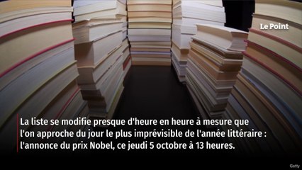 Qui aura le prix Nobel de littérature 2023 ?