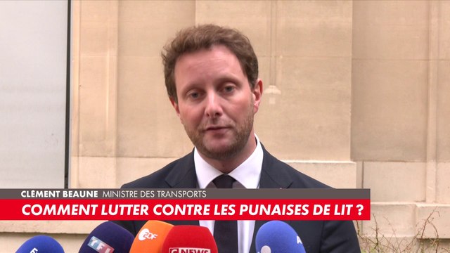 Clément Beaune : «il n’y a pas de recrudescence» des punaises de lit dans les transports en commun