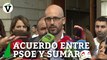 Sumar confirma que Pedro Sánchez y Yolanda Díaz están de acuerdo en la amnistía: 