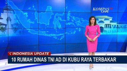 Korsleting Listrik Diduga Pemicu Kebakaran yang Hanguskan 10 Rumah Dinas TNI di Kubu Raya