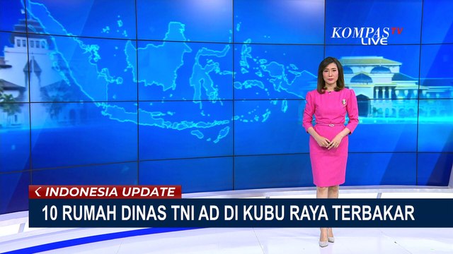 Korsleting Listrik Diduga Pemicu Kebakaran yang Hanguskan 10 Rumah Dinas TNI di Kubu Raya