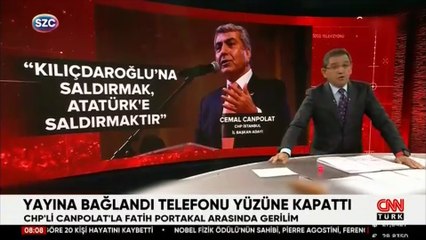 CHP’li Canpolat'la Fatih Portakal arasında gerilim! Yayına bağlandı telefonu yüzüne kapattı