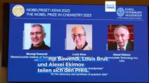 Stockholm: Moungi Bawendi, Louis Brus und Alexei Ekimov bekommen Chemie-Nobelpreis