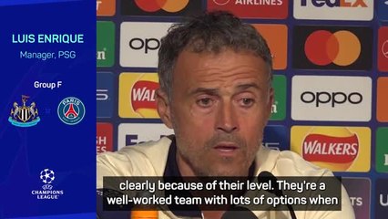 Enrique labels Newcastle as the team 'no one wanted to face'