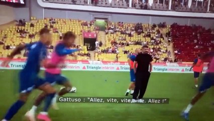 Gattuso fait passer un message à Ounahi en lui tordant le coup avant ASM-OM