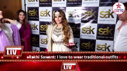 Rakhi SawantI love to wear traditional outfits