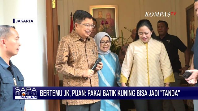 Pakai Batik Warna Kuning saat Temui JK, Puan: Bisa jadi Pertanda