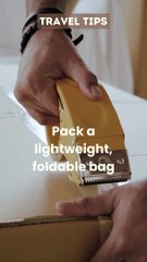 Be prepared for additional items on the way back. #TravelExtras #Storage