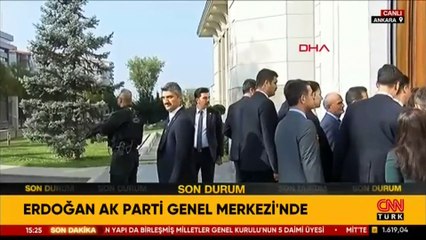 SON DAKİKA: Erdoğan AK Parti Genel Merkezi'nde