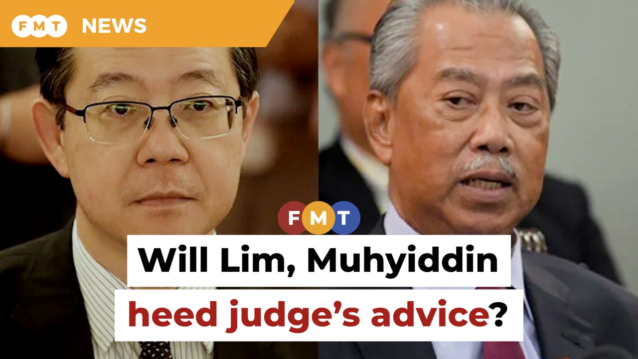 Judge advises Lim, Muhyiddin to go for mediation in defamation suit ...