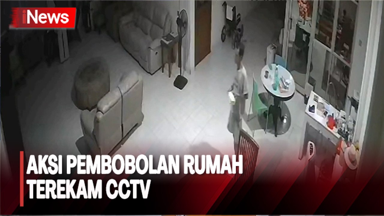 Aksi Residivis Narkoba dan Pencurian Bobol Rumah di Jakarta Barat Terekam CCTV
