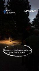 VIDEO. Le parc du Corbusier rayonne à nouveau la nuit