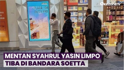 Tanpa Pengawalan Ketat, Mentan Syahrul Yasin Limpo Tiba di Bandara Soetta