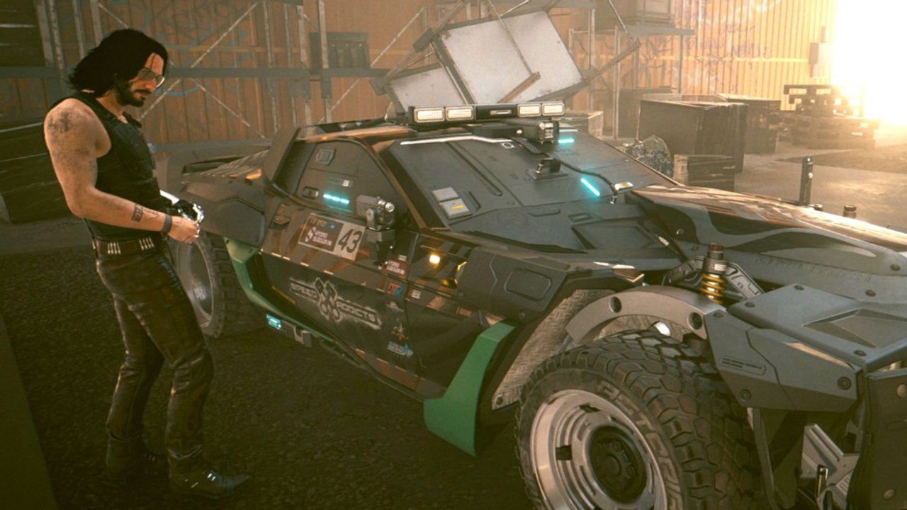 Cyberpunk 2077: hier könnt ihr euch das bewaffnete gratis-auto abholen