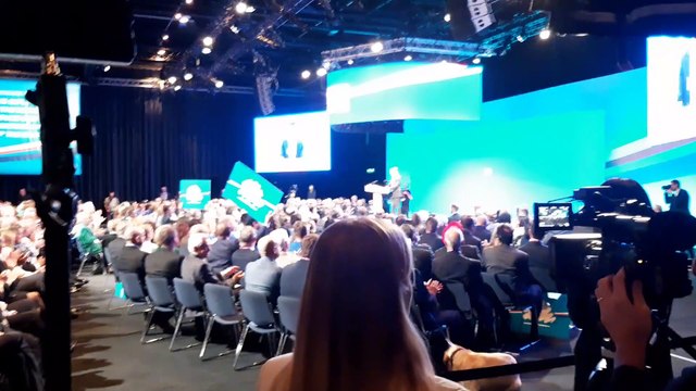 Rishi Sunak speaks at the 2023 Conservative Party Conference