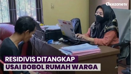 Residivis Pencurian dan Narkoba Ditangkap Usai Bobol Rumah Warga