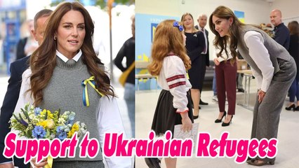 Kate Middleton Offers Support to Ukrainian Refugees on Outing Near Her Windsor Home