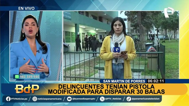 SMP: patrullero embiste motocicleta donde escapaban delincuentes extranjeros