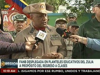 La FANB en el edo. Zulia se encuentra desplegada a propósito del segundo día escolar 2023-2024